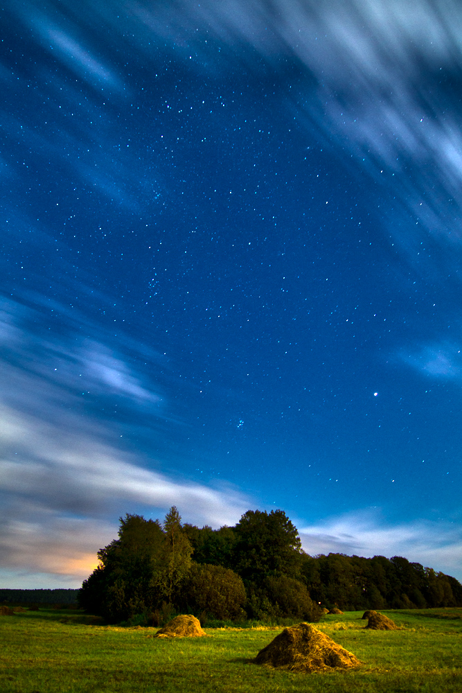 Landscape photography: Night sky in northern Poland