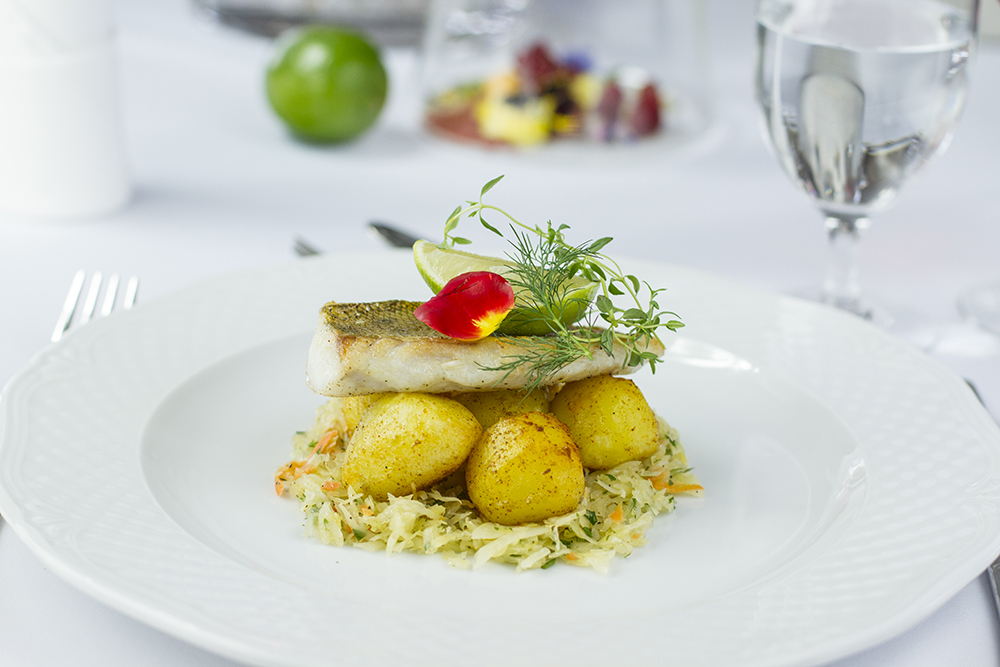 Food photography & styling: Trout with potatoes